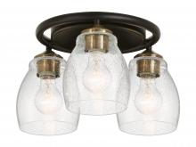 Minka-Lavery 2438-878 - WINSLEY - 3 LIGHT SEMI FLUSH