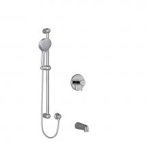 Riobel Canada KIT1244GNC - 1/2'' 2-way Type T/P (thermostatic/pressure balance) coaxial system with spout and hand