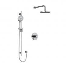 Riobel Canada KIT323PATMC-6-SPEX - Type T/P (thermostatic/pressure balance) 1/2'' coaxial 2-way system with hand shower and