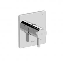 Riobel Canada PXTQ47BK-EX - 3-way no share Type T/P (thermostatic/pressure balance) coaxial complete valve EXPANSION PEX