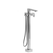 Riobel Canada TEQ39C - 2-way Type T (thermostatic) coaxial floor-mount tub filler with hand shower trim