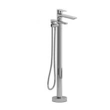 Riobel Canada TFR39C - 2-way Type T (thermostatic) coaxial floor-mount tub filler with hand shower trim
