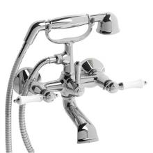 Riobel Canada GN06LCW - 6'' tub filler with hand shower