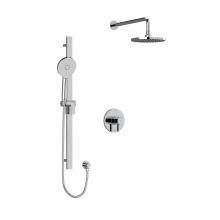 Riobel Canada KIT323PXTMC-6 - Type T/P (thermostatic/pressure balance) 1/2'' coaxial 2-way system with hand shower and