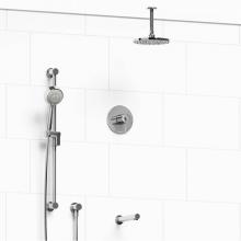 Riobel Canada KIT#1345CSTMC-6 - Type T/P (thermostatic/pressure balance) 1/2'' coaxial 3-way system with hand shower rai