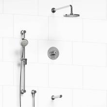 Riobel Canada KIT#1345CSTMC-EX - Type T/P (thermostatic/pressure balance) 1/2'' coaxial 3-way system with hand shower rai