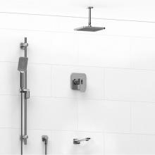 Riobel Canada KIT#1345EQC-6-EX - Type T/P (thermostatic/pressure balance) 1/2'' coaxial 3-way system with hand shower rai