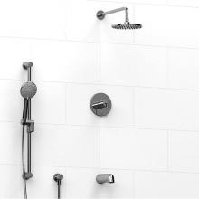 Riobel Canada KIT#1345GSC-SPEX - Type T/P (thermostatic/pressure balance)  1/2'' coaxial 3-way system with hand shower ra