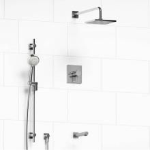 Riobel Canada KIT#1345PATQC-EX - Type T/P (thermostatic/pressure balance) 1/2'' coaxial 3-way system with hand shower rai