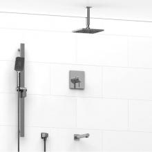 Riobel Canada KIT#1345PXTQC-6 - Type T/P (thermostatic/pressure balance) 1/2'' coaxial 3-way system with hand shower rai