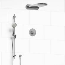 Riobel Canada KIT#2745PATMC - Type T/P (thermostatic/pressure balance) 1/2'' coaxial 3-way system with hand shower rai
