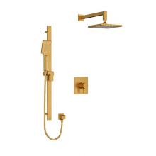 Riobel Canada KIT#323PXTQBG-6-SPEX - Type T/P (thermostatic/pressure balance) 1/2'' coaxial 2-way system with hand shower and