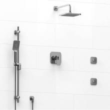 Riobel Canada KIT#3545EQC-EX - Type T/P (thermostatic/pressure balance) 1/2'' coaxial 3-way system, hand shower rail, e