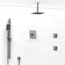 Riobel Canada KIT#3545PXTQC-6-SPEX - Type T/P (thermostatic/pressure balance) 1/2'' coaxial 3-way system, hand shower rail, e