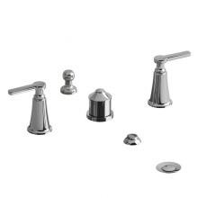 Riobel Canada MMRD09JBGBK - 4-piece bidet faucet with integrated vacuum breaker