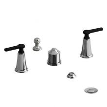 Riobel Canada MMRD09JCBK - 4-piece bidet faucet with integrated vacuum breaker