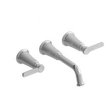 Riobel Canada MMSQ03JC-05 - 8'' Wall-Mount Lavatory Faucet