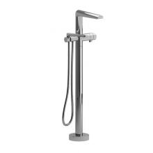 Riobel Canada TPB39C - 2-way Type T (thermostatic) coaxial floor-mount tub filler with hand shower trim