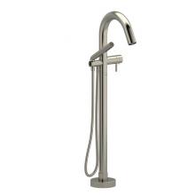Riobel Canada RU39BN-SPEX - 2-way Type T (thermostatic) coaxial floor-mount tub filler with hand shower