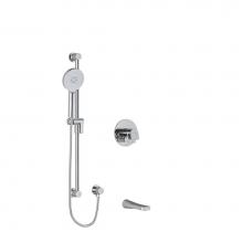 Riobel Canada KIT1244ODC-SPEX - 1/2'' 2-way Type T/P (thermostatic/pressure balance) coaxial system with spout and hand