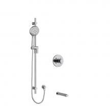 Riobel Canada KIT1244PATM+C - 1/2'' 2-way Type T/P (thermostatic/pressure balance) coaxial system with spout and hand
