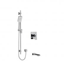 Riobel Canada KIT1244ZOTQC-SPEX - 1/2'' 2-way Type T/P (thermostatic/pressure balance) coaxial system with spout and hand