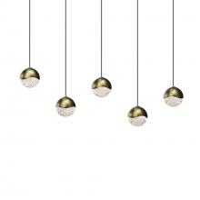 Sonneman 2921.14-SML - 5-Light Rectangle Small LED Pendant