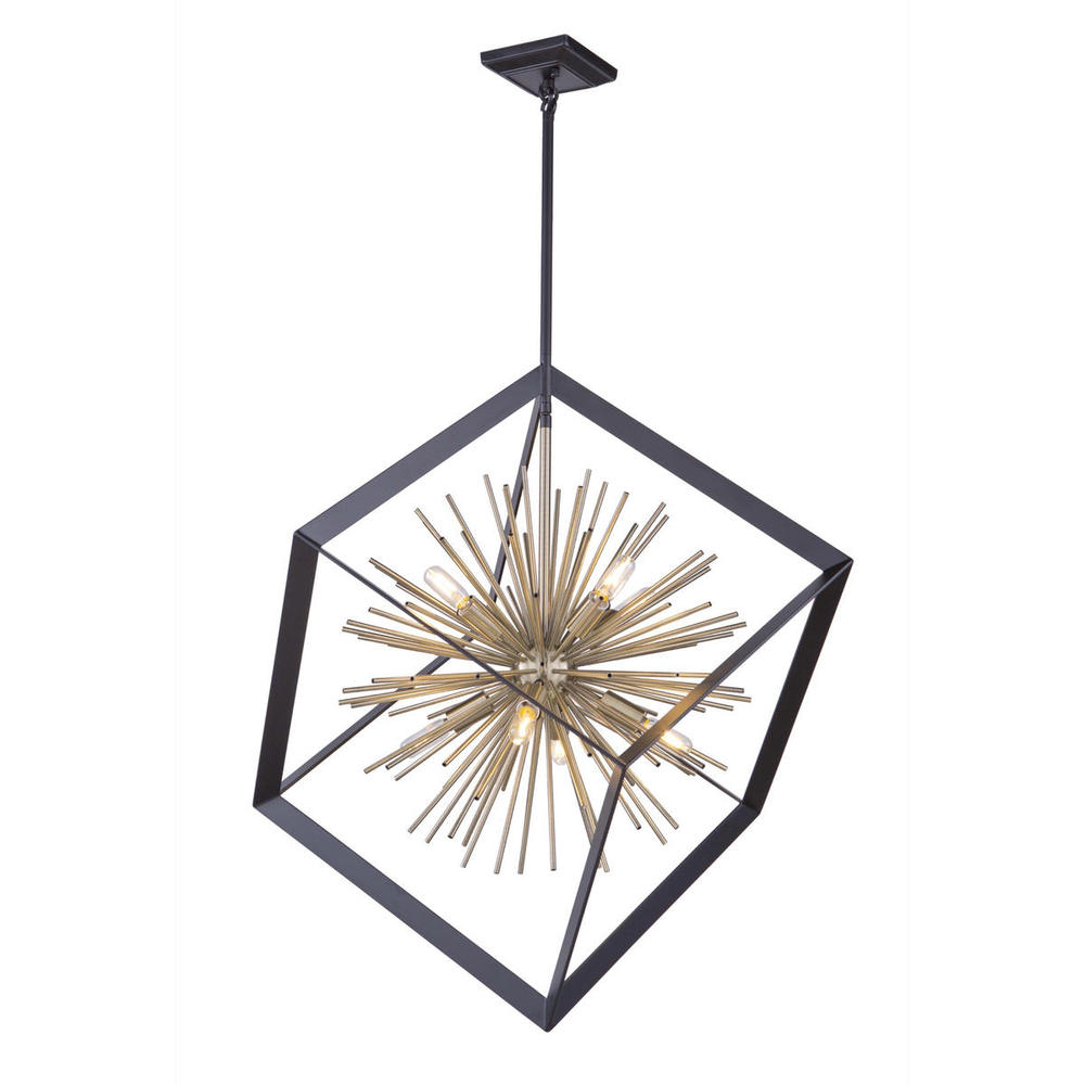 Sunburst  8-Light Chandelier