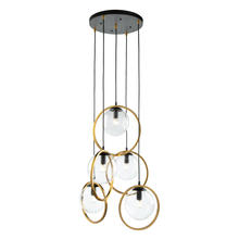 Artcraft AC10895VB - Lugano 5 Light Cord Pendant