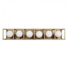 Varaluz 325B06HGCB - Plaza 6-Lt Bath - Havana Gold/Carbon