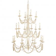 Varaluz 350C18CW - Brentwood 18-Lt 3-Tier Chandelier - Country White