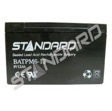 Stanpro (Standard Products Inc.) 57339 - BATTERY/6V/12Ah/0.188/TABS (BATPM6-12)