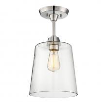 Savoy House Meridian CA M60010PN - 1-light Ceiling Light In Polished Nickel