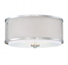 Savoy House Meridian CA M60018BN - 3-Light Ceiling Light in Brushed Nickel