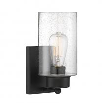 Savoy House Meridian CA M90013MBK - 1-Light Wall Sconce in Matte Black