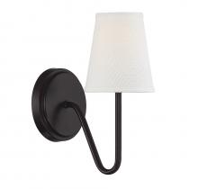 Savoy House Meridian CA M90054ORB - 1-Light Wall Sconce in Oil Rubbed Bronze