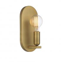 Savoy House Meridian CA M90059NB - 1-Light Wall Sconce in Natural Brass