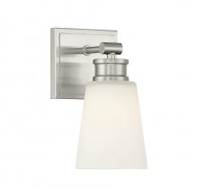 Savoy House Meridian CA M90072BN - 1-Light Wall Sconce in Brushed Nickel