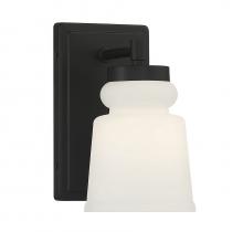 Savoy House Meridian CA M90073MBK - 1-Light Wall Sconce in Matte Black