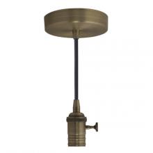 Bulbrite 810083 - Pend/HW/Vintage/WG-BLK