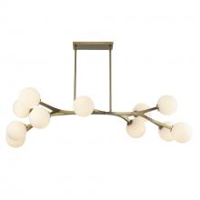 Trans Globe 11639 AG - 11LT PENDANT-ANGLED ARMS-WHITE