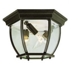 Trans Globe 4907 BK - 4LT  BENT GLASS FLUSHMOUNT