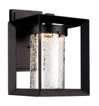 Trans Globe LED-50161 BK - LED OUTD WALL SQ FRAME-MED-BK