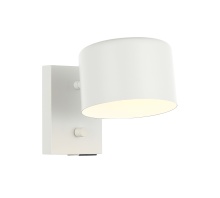 Matteo Lighting S16601WH - Clinton White Wall Sconce