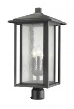 Z-Lite 554PHXLR-BK - 3 Light Outdoor Post Mount Fixture