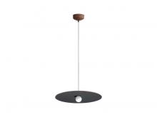Golden Canada 3133-P24 CO-BK - Faroe 24" LED Pendant in Coffee/Black