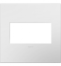 Legrand Canada AWP2GWHW10 - Gloss White-on-White, 2-Gang Wall Plate