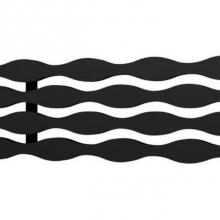 Quick Drain STREAM48-MB - Drain Cover Stream 48In Matte Black