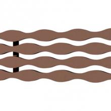 Quick Drain STREAM48-PRG - Drain Cover Stream 48In Polished Rose Gold