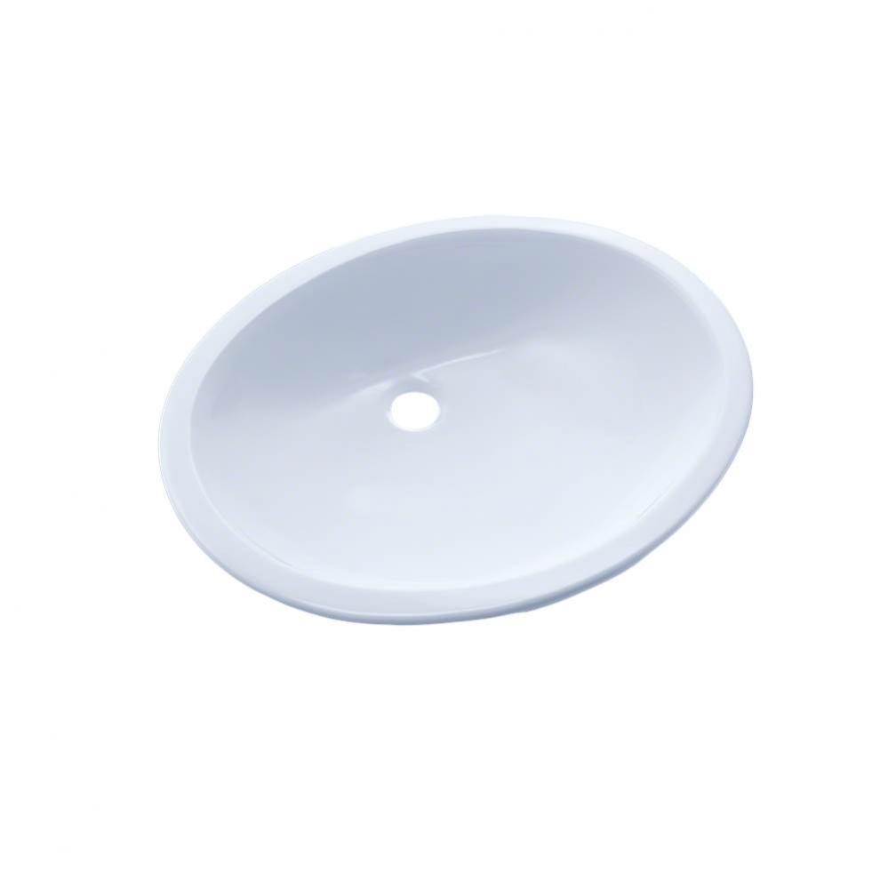 Toto® Rendezvous® Oval Undermount Bathroom Sink With Cefiontect, Cotton White